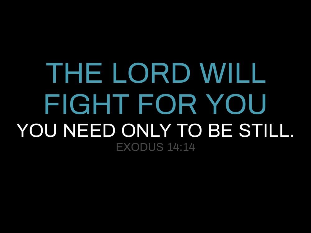 Exodus 1414 ASV Desktop Wallpaper  Jehovah will fight for you and ye  shall hold